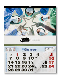 Calendario de Faldilla 43,5 cm. Mensual. Español